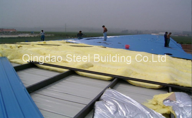   Selection of steel roof panels