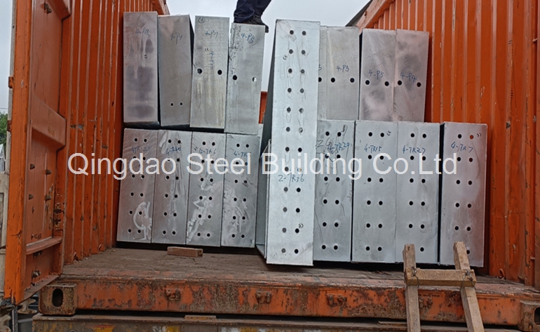   Steel Structure Building Ship to Africa
