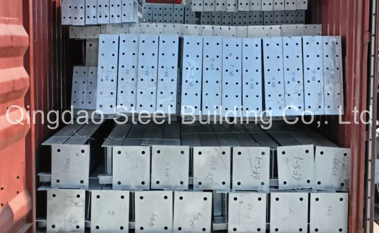   Galvanized Steel Structure Farm Shed ship to UK!