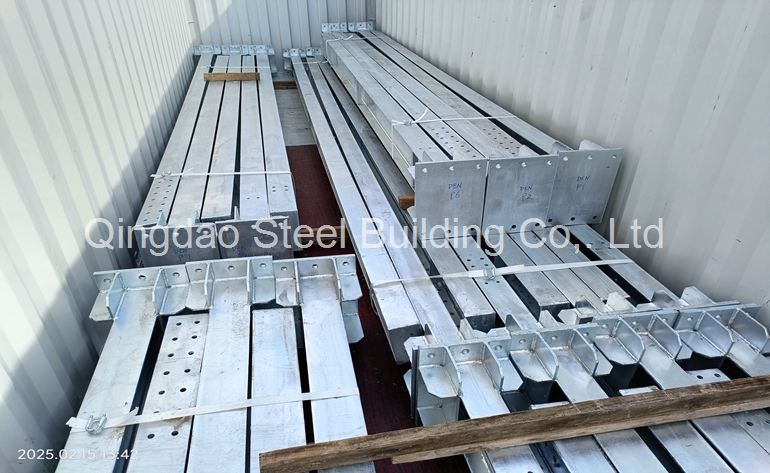   Galvanized Steel Structure ship to Belgium!