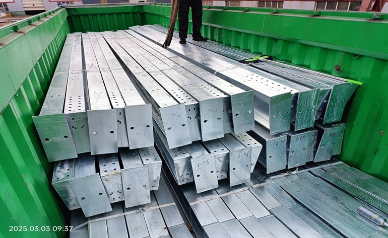   Galvanize Steel Structure ship to EU!