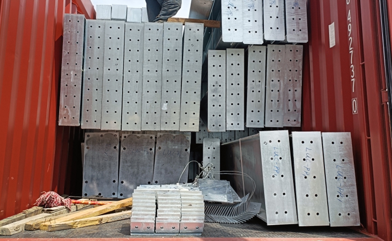   Galvanized Steel Structure Building ship to EU!
