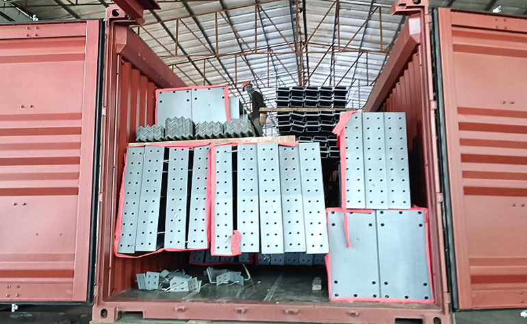   Galvanize Steel Structure ship to Côte d’Ivoire!