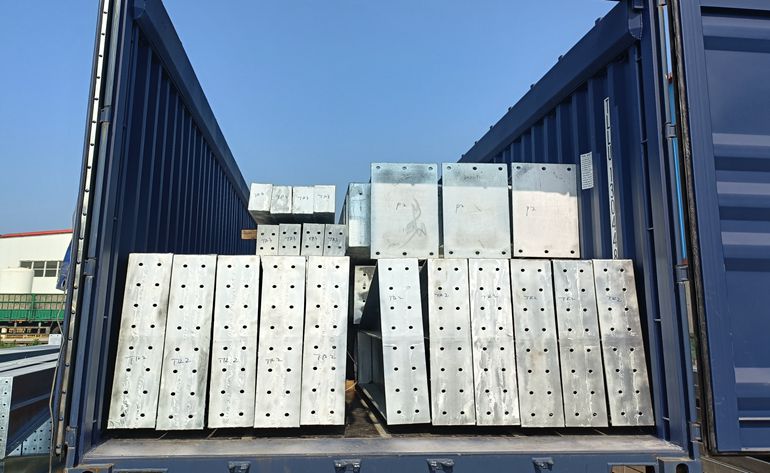  Galvanize Steel Structure ship to Europe!