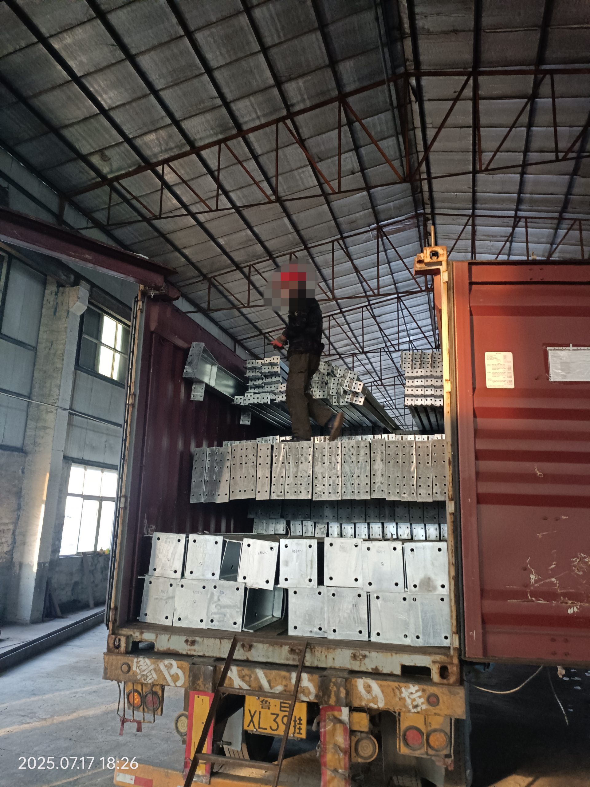   Galvanize Steel Structure ship to UK!
