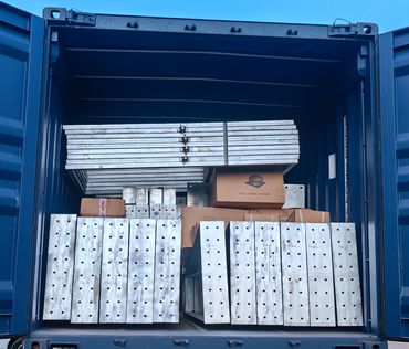 Galvanize Steel Structure ship to Europe!