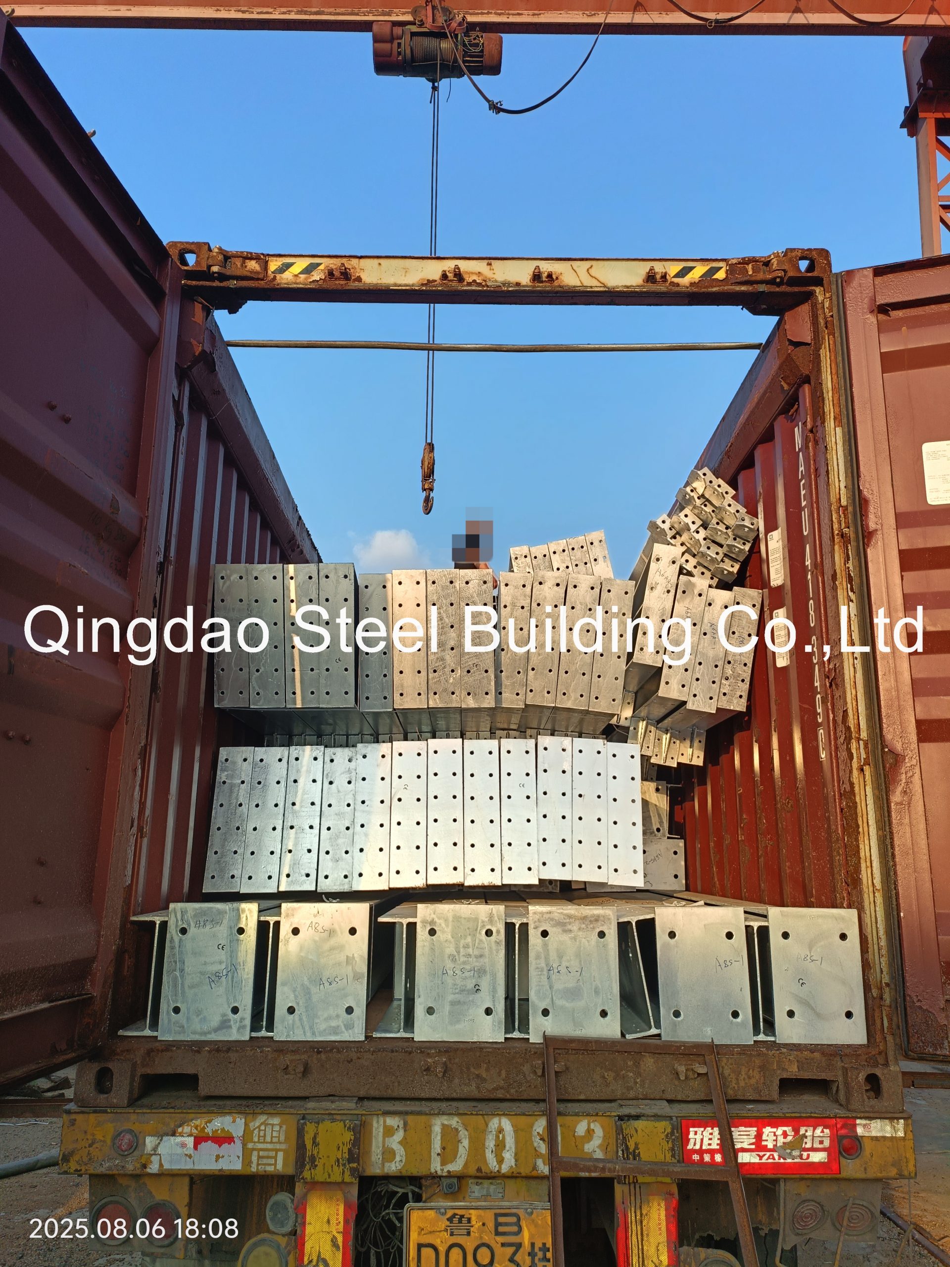   Galvanize Steel Building ship to Europe