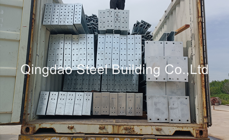   Galvanize Steel Structure ship to Belgium!