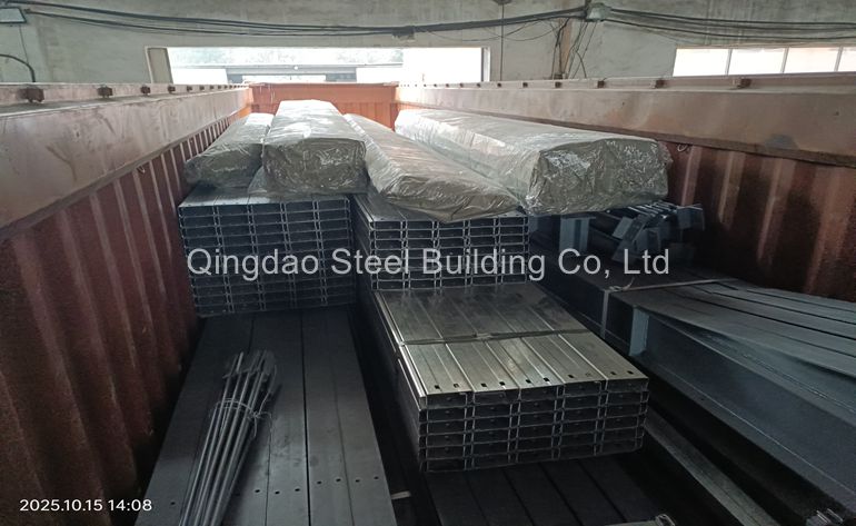   Painted Steel Structure ship to Africa!