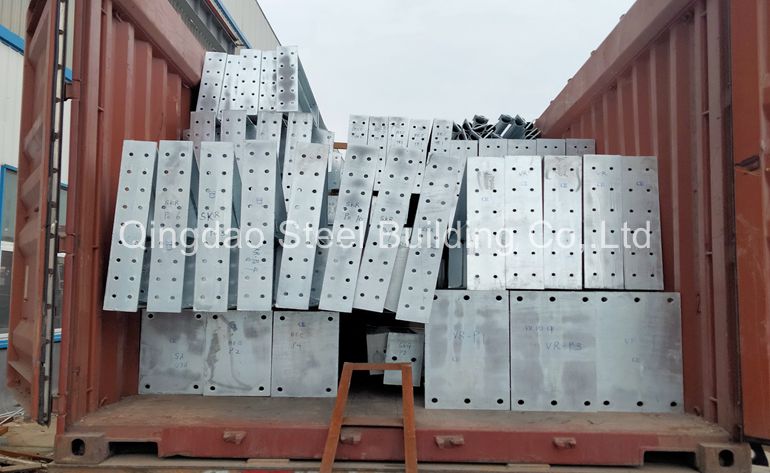   Galvanize Steel Structure ship to Europe!