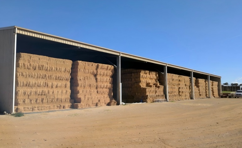   Durable & Customizable Steel Hay Sheds | Reliable Storage Solution