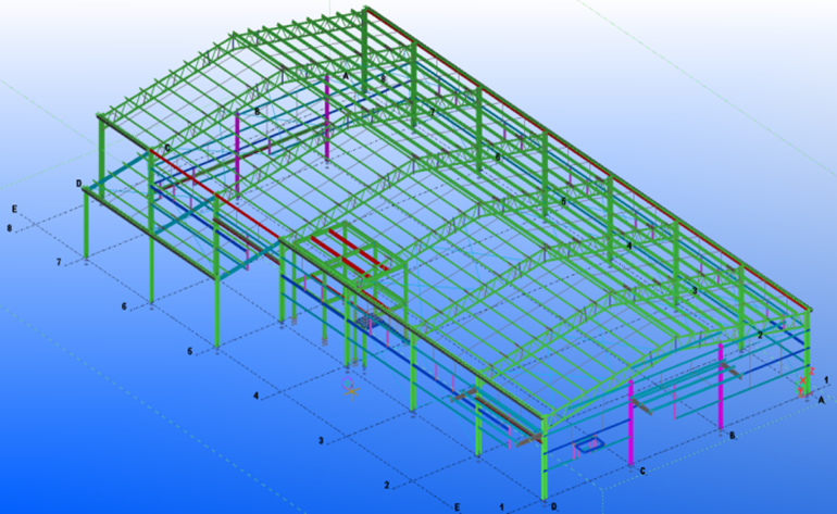   Prefabricated Steel Warehouse-Ecuador