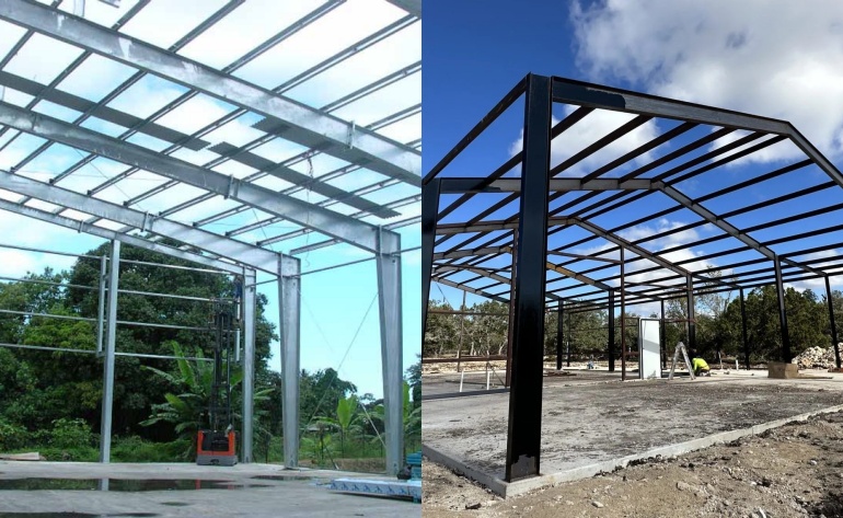  Galvanized or Paint Steel Structure Building