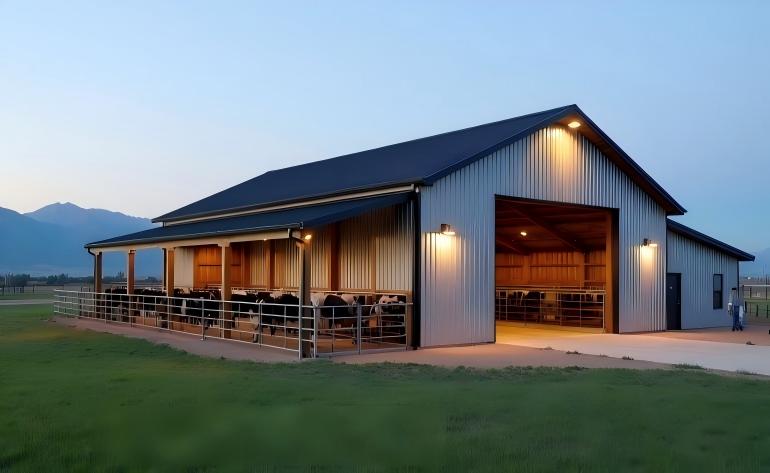   Prefabricated Steel Livestock Shed: The Most Cost-Effective Farm Building for Global Breeders￼